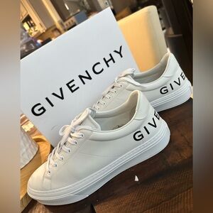 Givenchy White Leather Sneakers for Men
